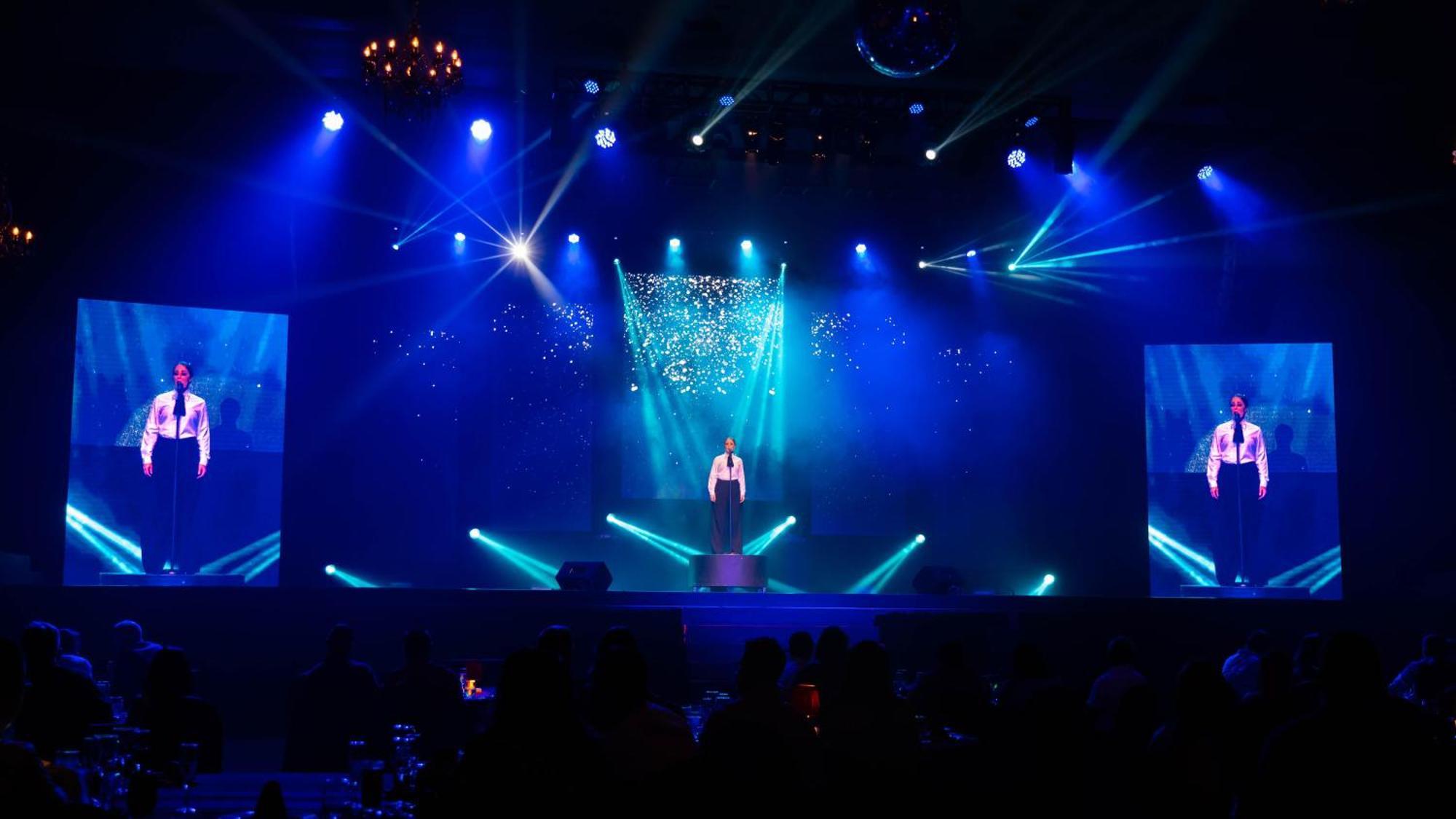 The Pyramid Cancun By Oasis Экстерьер фото The stage of the 2015 Asian Games closing ceremony